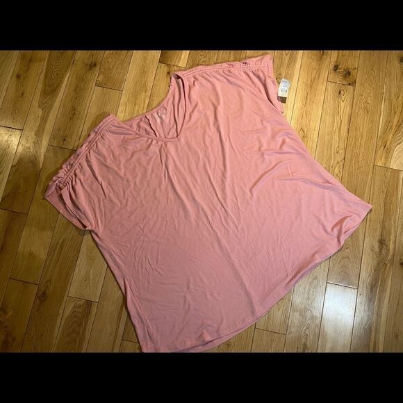 NWT Lane Bryant Peach Blouse 26/28 - Picture 1 of 6